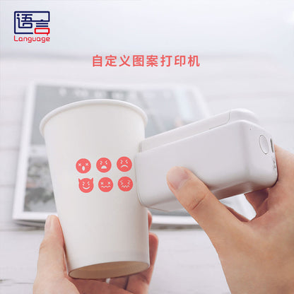 Yiwa Printpods Handheld Printer Portable Mini Wireless Bluetooth Colorful Portable Barcode Label Machine